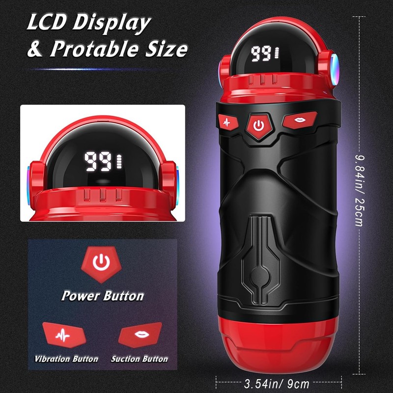 Discreet Male Masturbator with Lifelike Inner Sleeve for Immersive Experience gallery