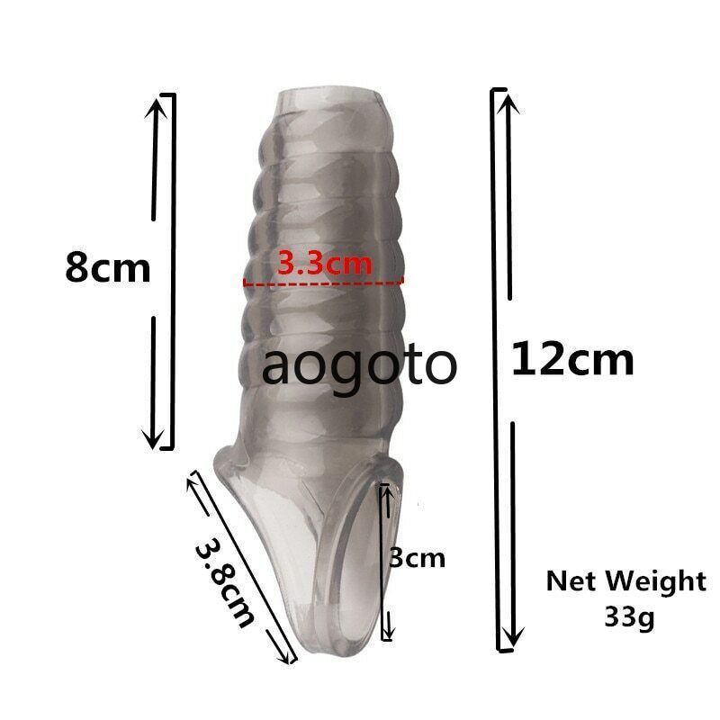 Big Penis Extension Dick Enlargemen Sex Toys Sleeve Extender Condom Bied gallery