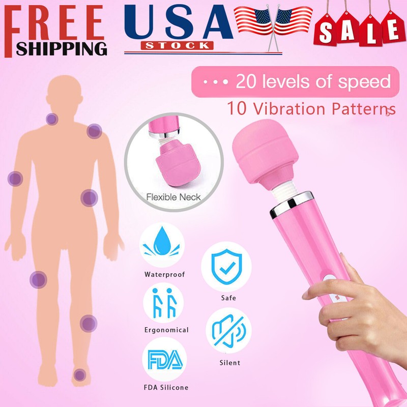 Handheld Powerful Wired Massager Wand Personal Total Full Body Therapy Vibrator gallery