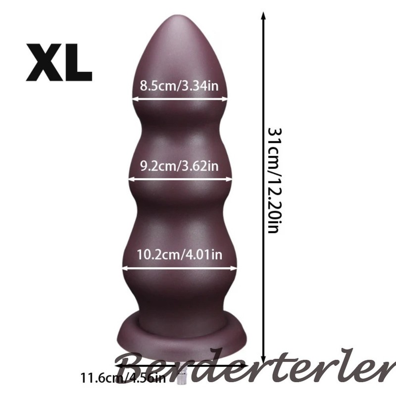 Huge Anal Beads Butt Plug Silicone Anal Dildo Vac-U-Lock Sex Machine Accessories gallery