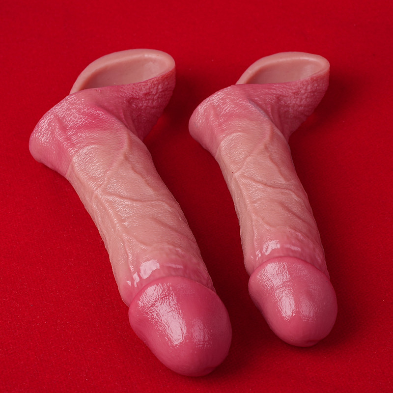 Reusable Thick Penis Extender Sleeve Extension Male Girth Enhancer Enlarger gallery