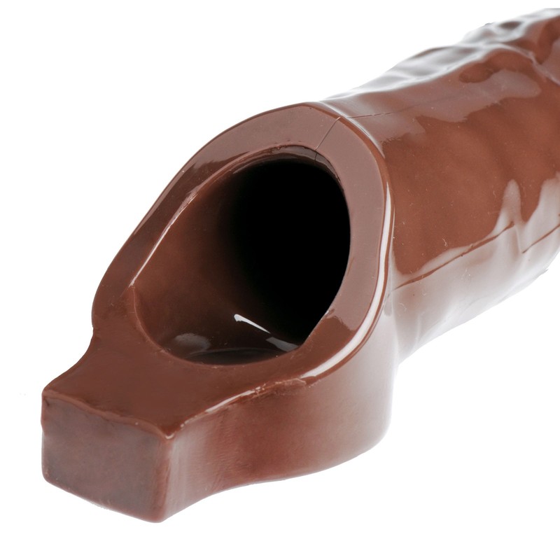 Really Ample Penis Enhancer Sheath- Brown gallery