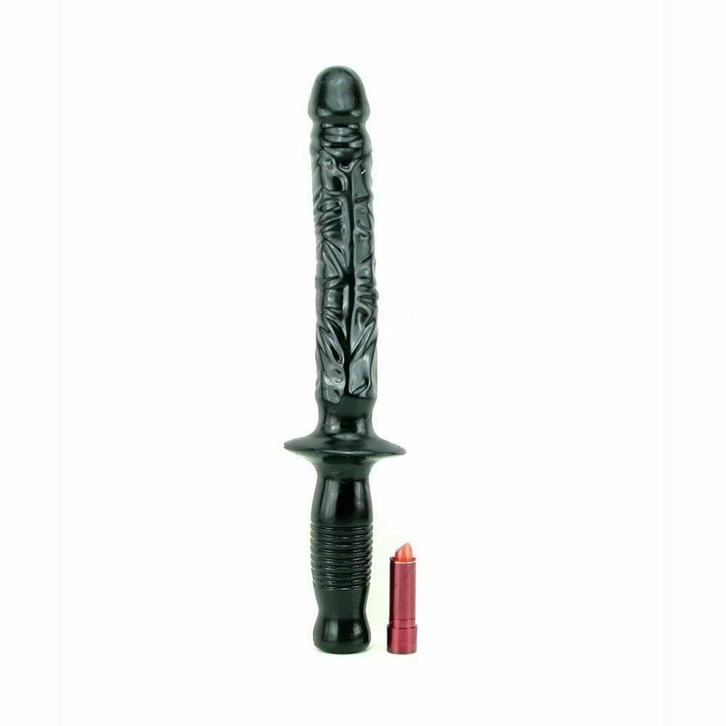 The Manhandler- Black F*ck Rod Dildo Anal Baton Sex Toy 14.5 Inch Doc Johnson gallery