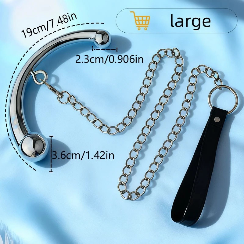 Prostate Massage Anal Plug Bondage Leash Slave Couples Play Sex Toy Men Women gallery