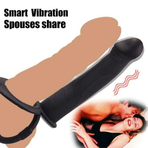 Couples Vibrator Anal Plug Prostate Massager Strap on Dildo Cock Ring Sex Toys gallery