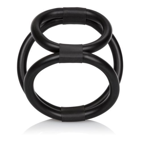 Quick Release Cock Cage Ball Strap BLACK - Triple Helix Penis Erection Enhancer gallery