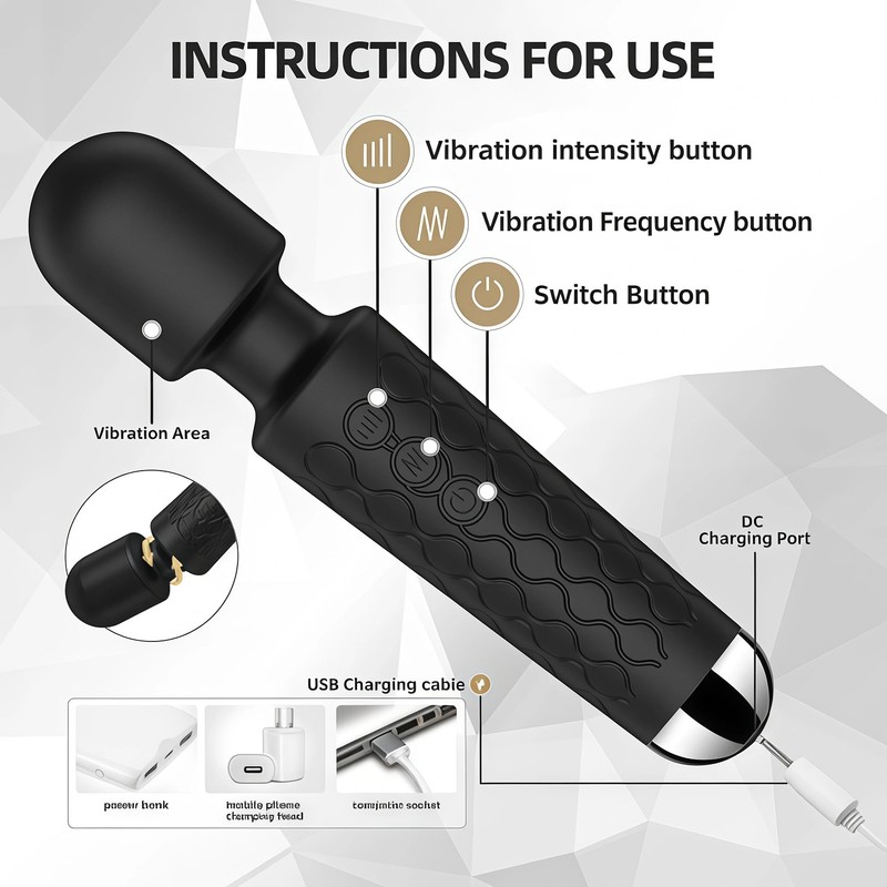 Sex Toys for Women Rechargeable G-spot Clit Vibrator Dildo Massager Adult Gifts gallery