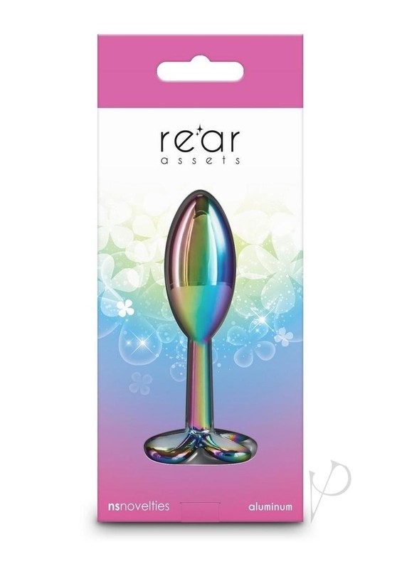 Rear Assets Clover Aluminum Anal Plug - Multicolor gallery