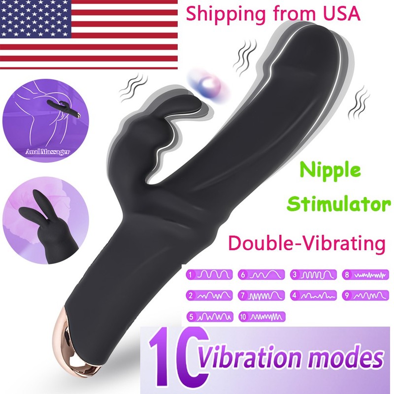 Vibrating Anal Plug Butt Didlo Clit Prostate Massager Stimulate G-spot Sex Toys