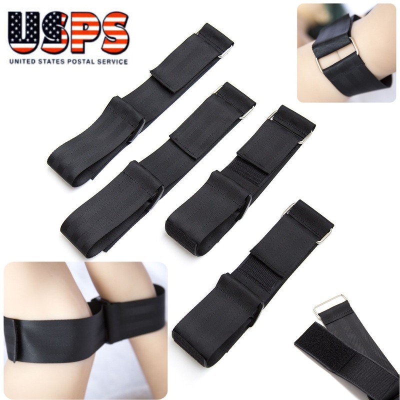 Bondage Open Leg Belt Wtih 4 Cuffs Wrist Ankle Cuffs BDSM Sex Toys Women Male