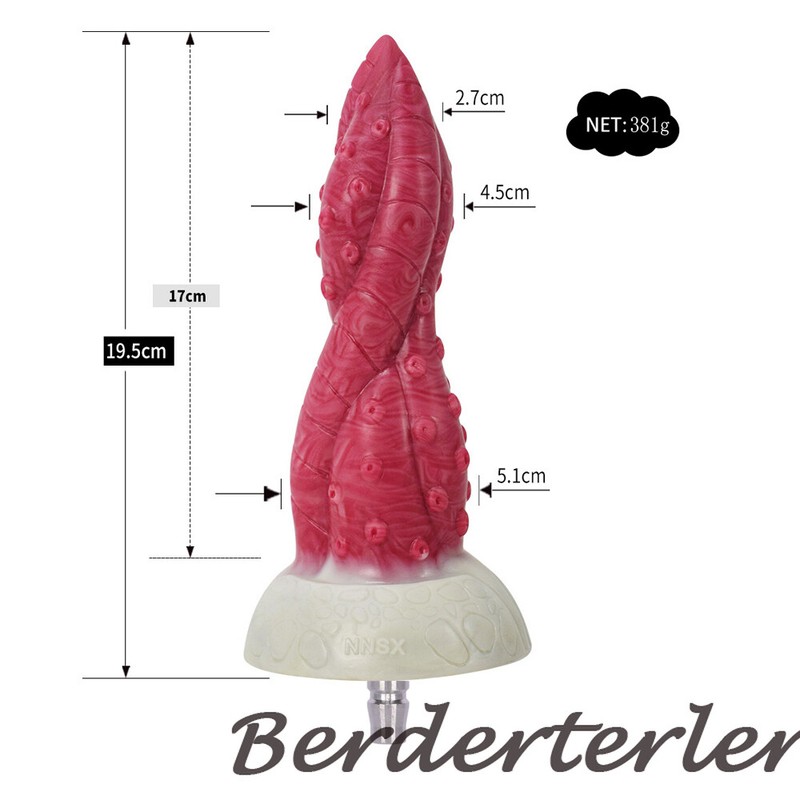 Vac-u-lock Silicone Dildo Sex Machine Love Machine Attachment Double Head Dildo gallery