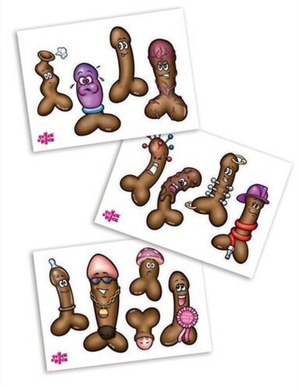 Reusable Fun Pin-the-tail Games Bachelorette Hen Party Supplies Pecker Game