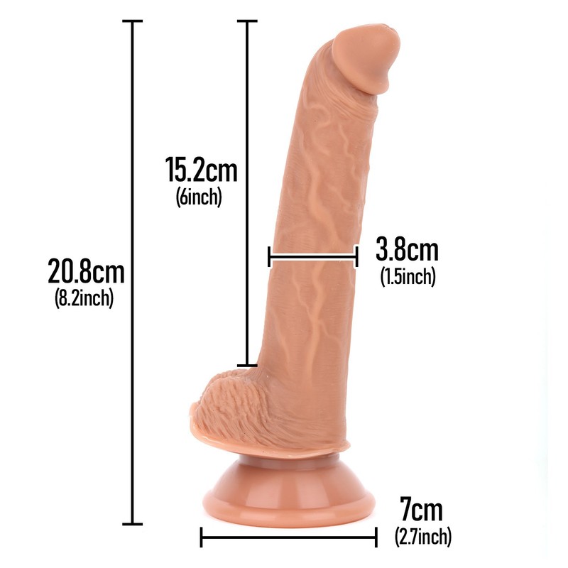 Realistic Fake XXL Dildo MAXI with Suction Cup Fake Penis Large Anal Vaginal Big
