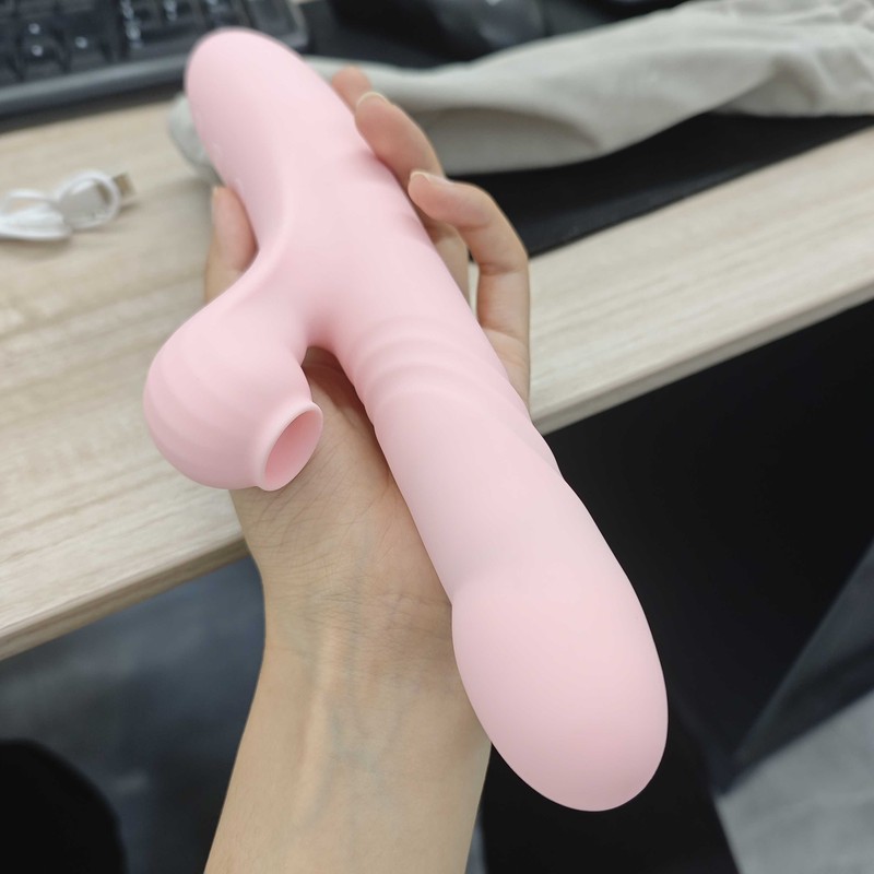G-spot Clit Sucking Vibrator Clitoral G-spot Suction Thrusting Dildo Sex Toys SM