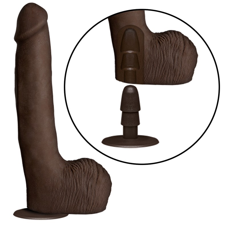Huge Black Dildo Thick Girth Dildo ULTRA REALISTIC Large Penis Sex Toys