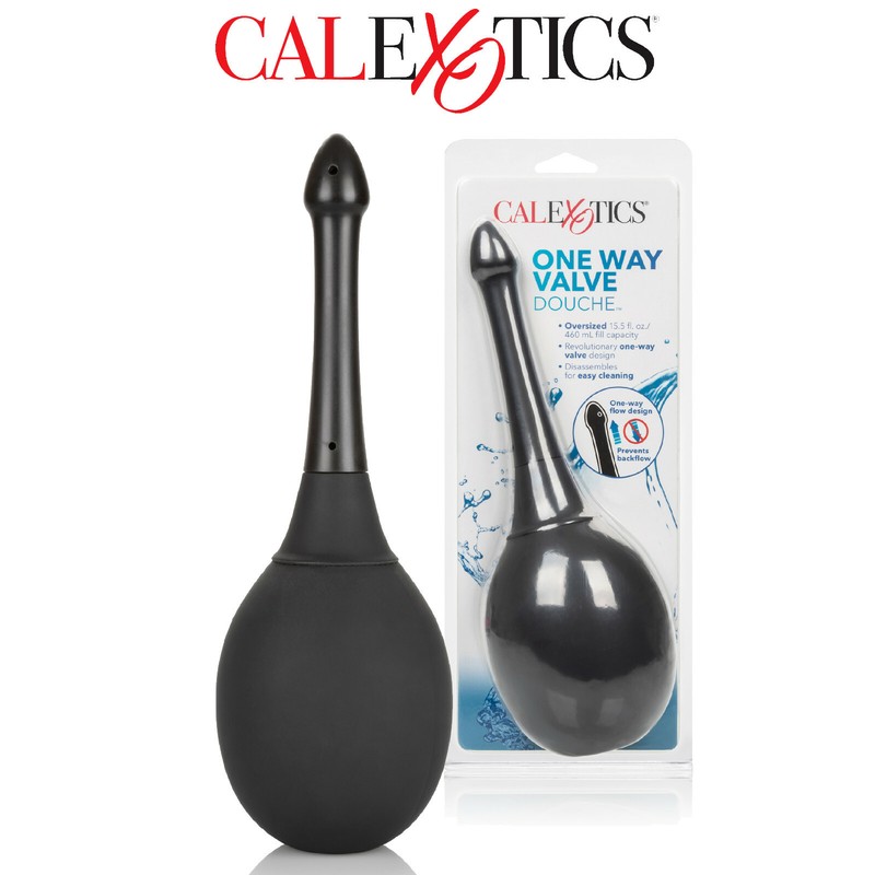 CalExotics One Way Valve Anal Shower Kit Anal Cleaning Cap Plug Probe Set