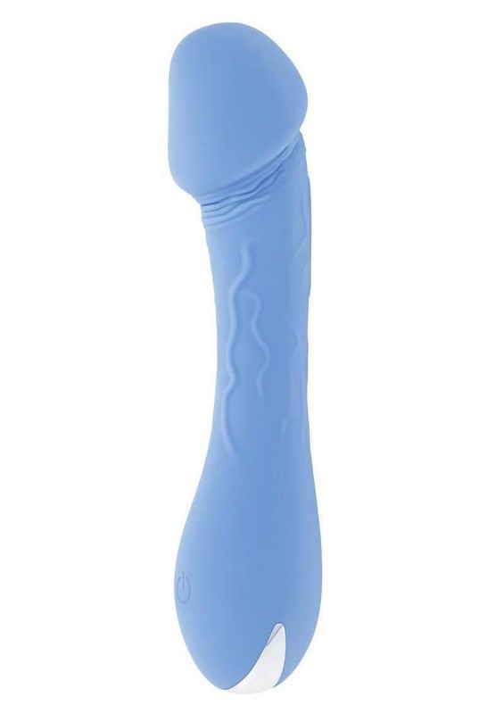Selopa Dainty Dick Vibe Blue - Silicone Rechargeable Phallic Vibrator gallery