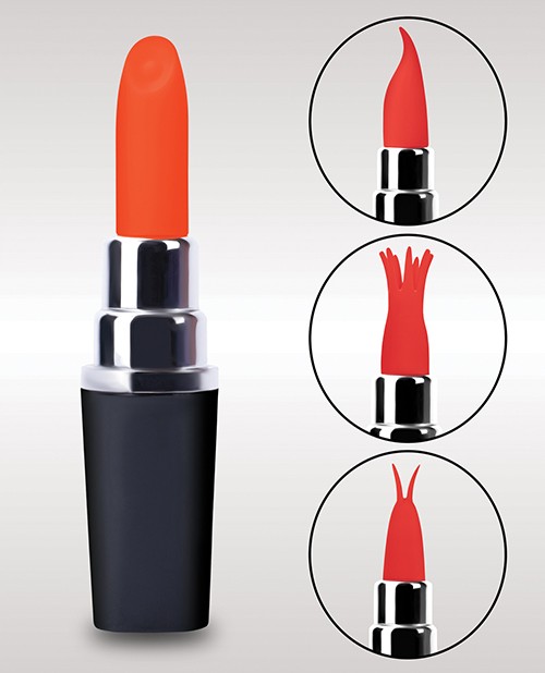 Bodywand Date Night Kiss Kiss Lipstick Vibe - Black/Red gallery