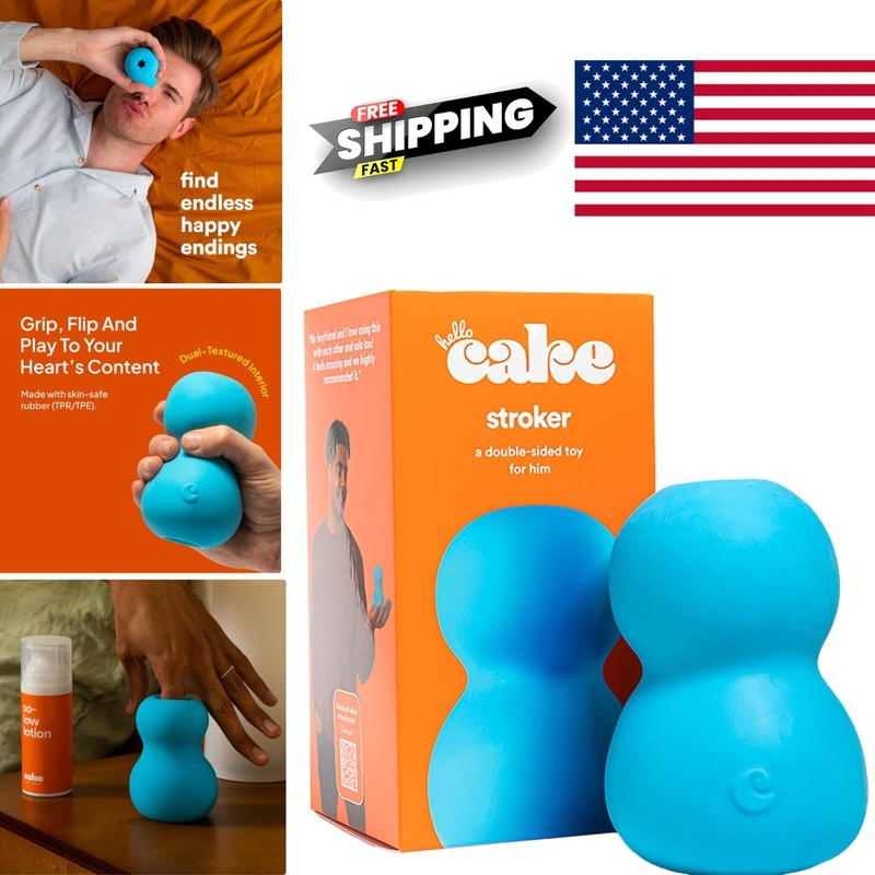 Double Sided Male Stroker with Dual Entrances for Enhanced Pleasure