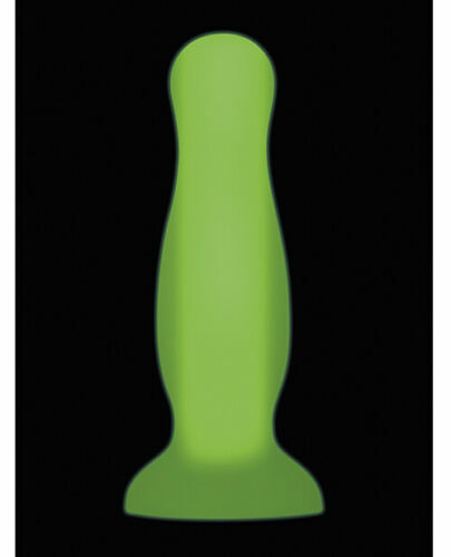 Evolved Luminous Anal butt plug Large - Green Glow in the Dark Silicone gallery