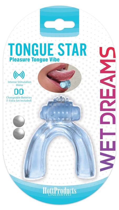 Wet Dreams Tongue Star Pleasure Tongue Vibe Blue – Tongue Vibrator