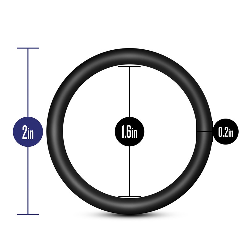 Eden 3 Pack Male Enhancement Silicone Stretchy Durable C Rings Set Sex Toy