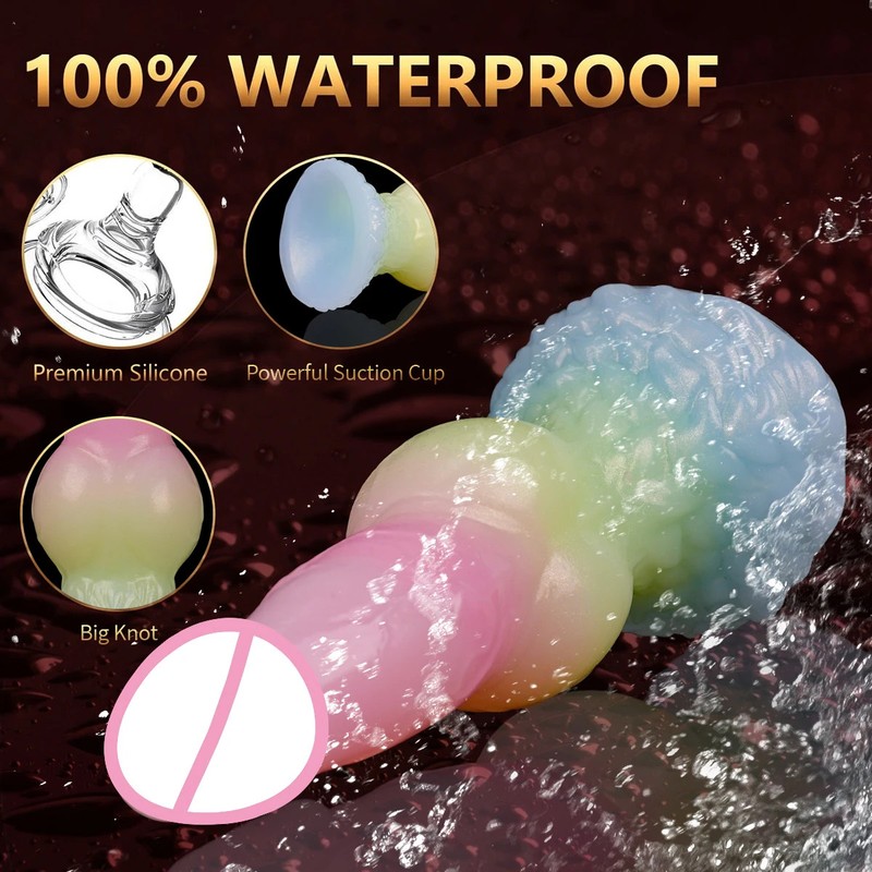 New Monster Huge Fake Penis Dildo Anal Manual Massage Buttplug Sex Toy for Women gallery
