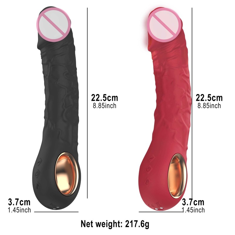 Realistic Massager Wand Anal Vibrator Dildo G-Spot Clit Stimulator Women Sex Toy gallery
