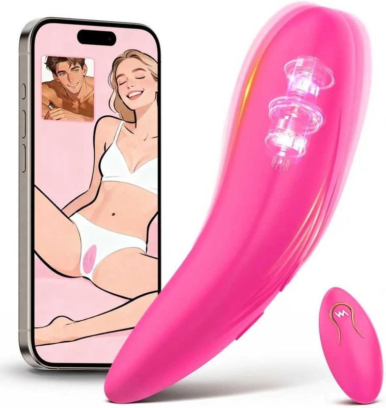 Wearable Panty Vibrator for Women Orgasm – APP Remote Control Couple Vibrator, A