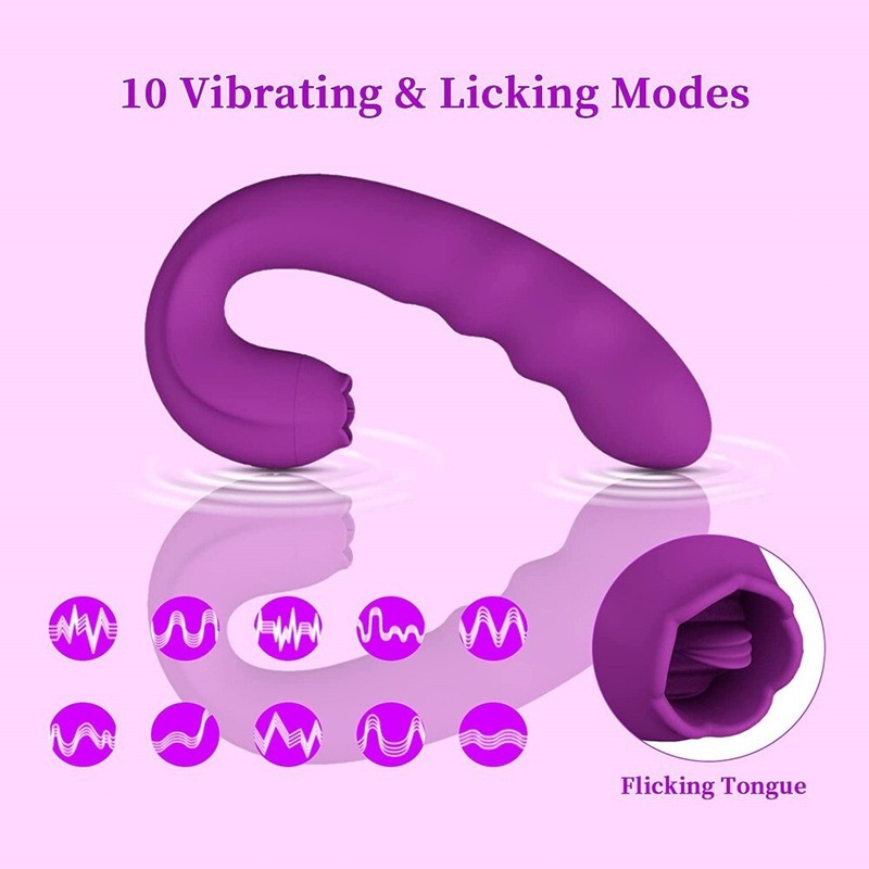 Clitoral Licking Rotating Point Vibrator Clitoral Vibrating Vaginal Stimulator gallery