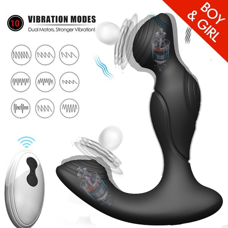 Male Prostate Vibrating Massager Anal Butt Plug P G spot Men Sex Toy Waterproof