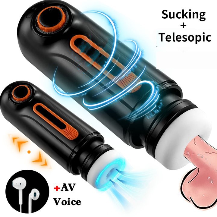 Male Masturbaters Automatic HandsFree Thrusting Cup Sucking Stroker Men Sex Toys