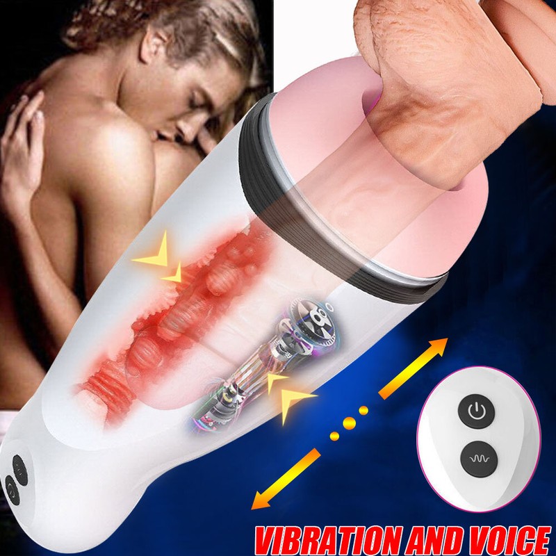 Sex Machine Blowjob Automatic Handsfree Male Masturbators Cup-Stroker Men Toys