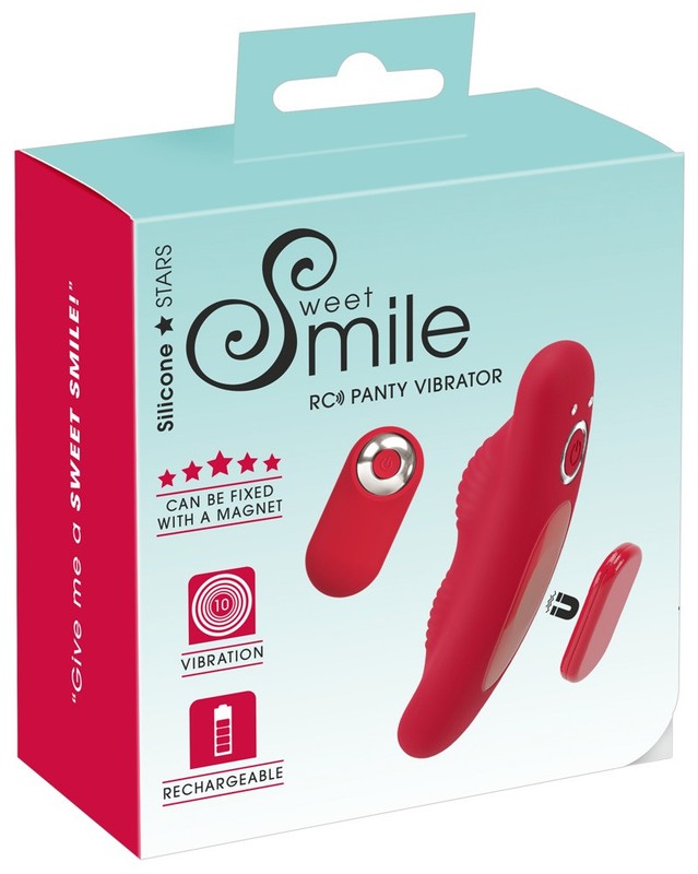 Panty RC Discreet, Powerful and Rechargeable Vibrator with Sweet Smile Remote