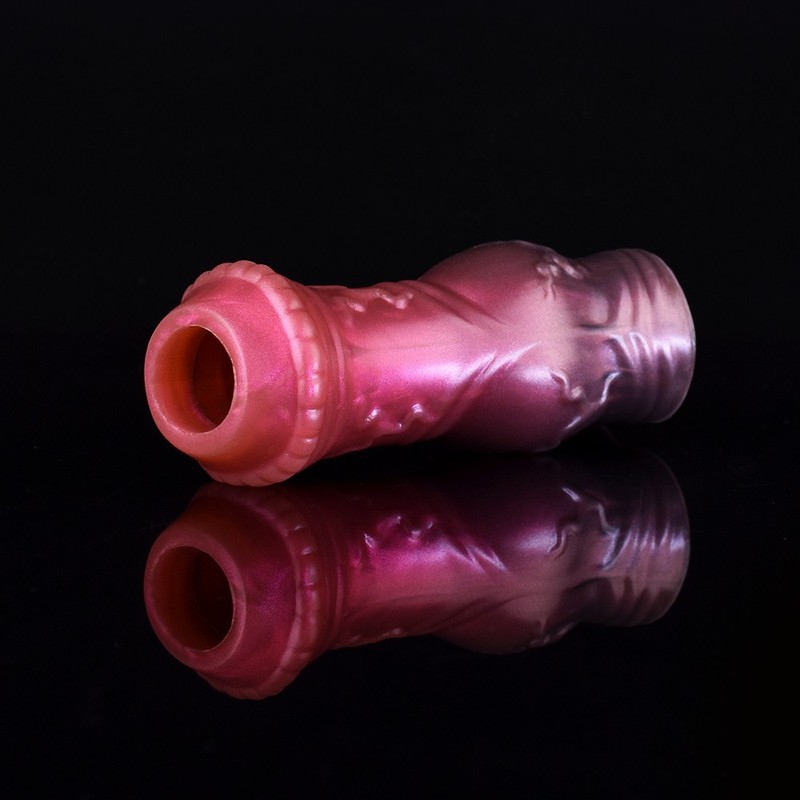Large Fantasy Knot Penis Sleeve Silicone Sheath Cock Enlarger Enhancer Extender gallery