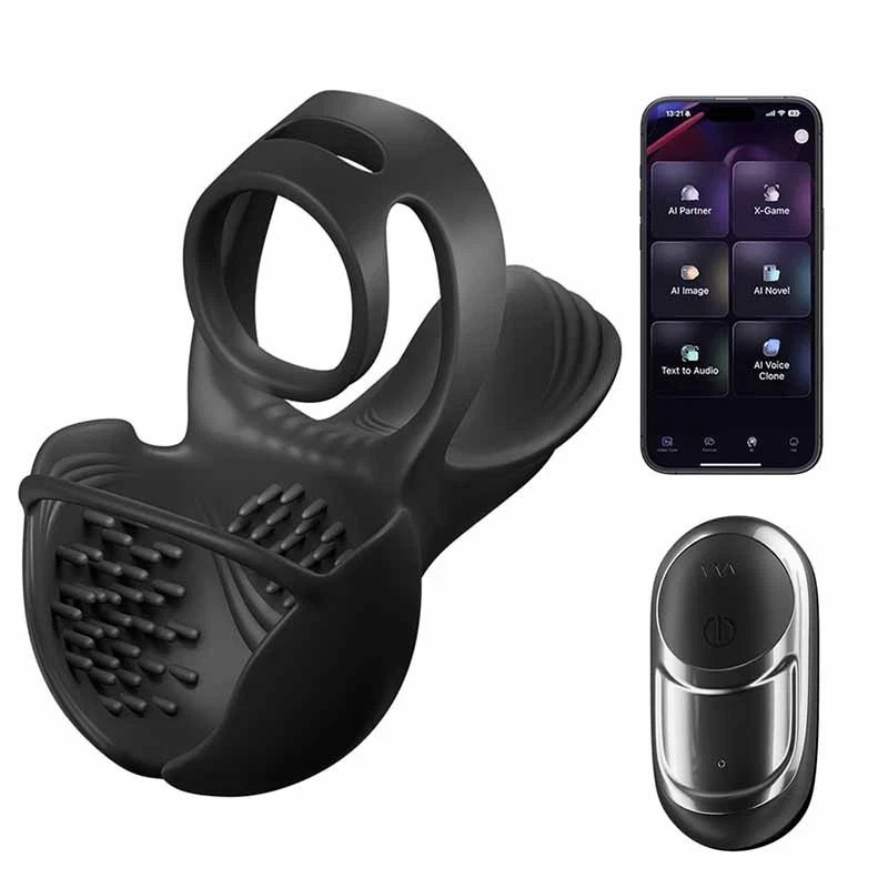 Electric Cockring Locking Multifunctional Stimulator-Vibrator Lubricants Couples gallery