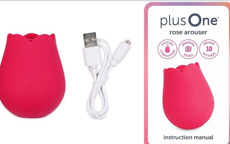 plusOne Vibrador de juguete rosa para mujer