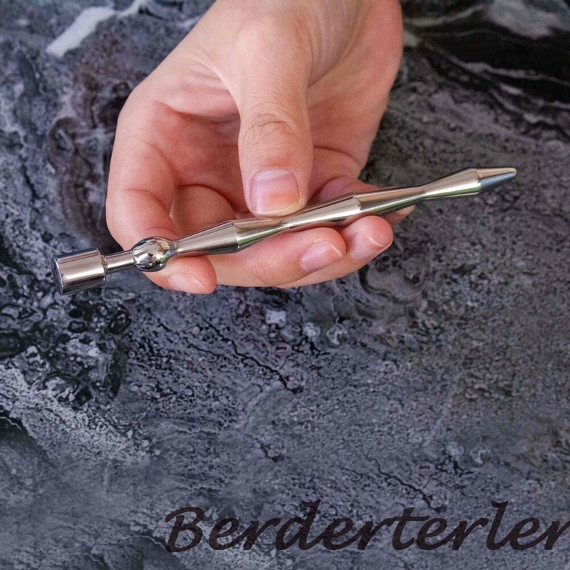 5.12‘’ Penis Plug Solid Dilator Prostate Massager Sounds Stainless Steel Sex Toy gallery