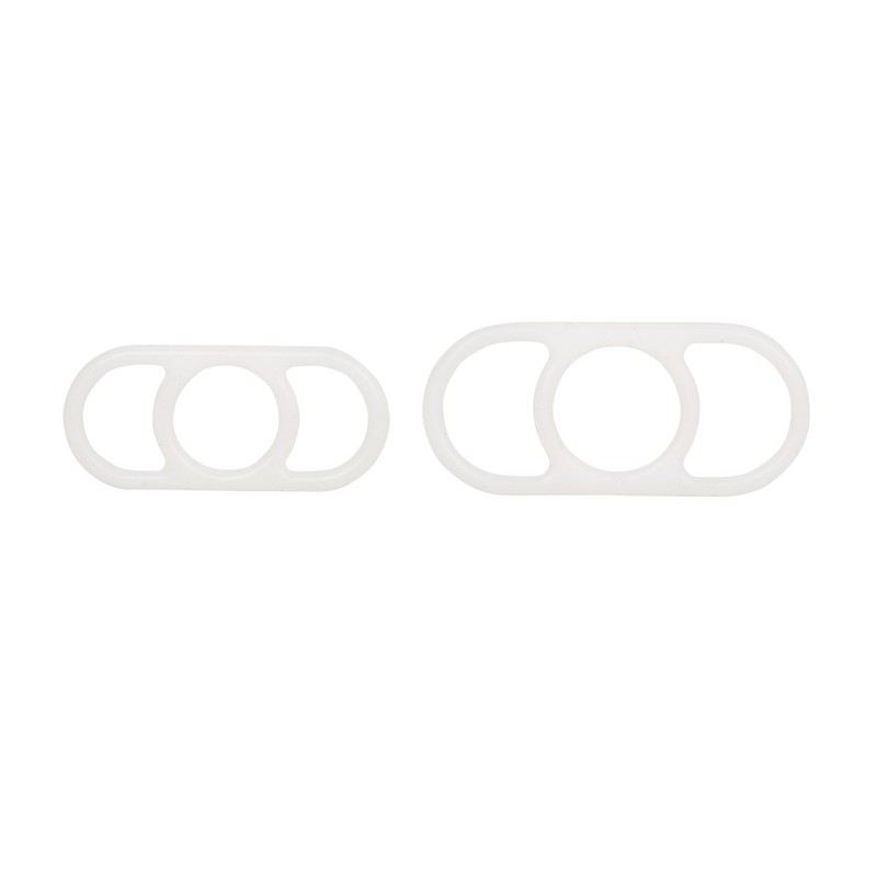 CAL EXOTICS Optimum Series Silicone Erection Enhancer Support Rings WHITE gallery