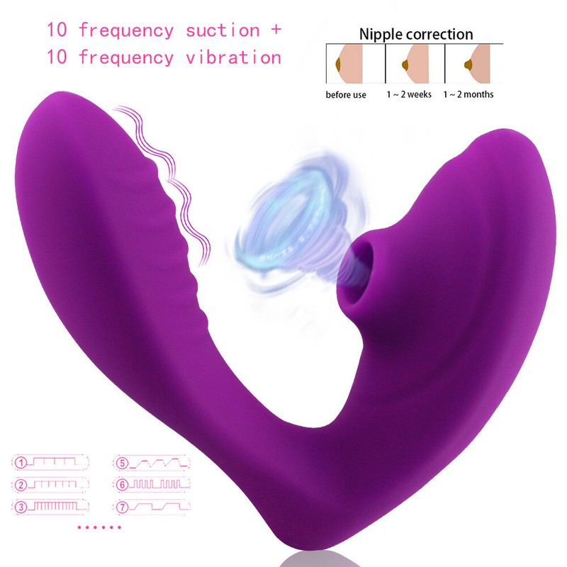 Sucking Vibrator Clit Sucker Dildo G spot Stimulator Massager Sex Toys For Women gallery