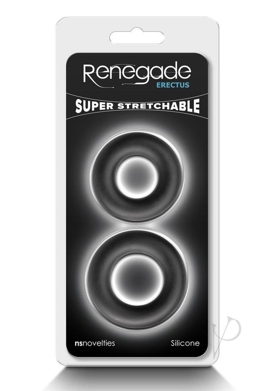 Stretchy Erection Silicone Non-Vibrating Penis Rings Cock Enhancer Enlarger gallery