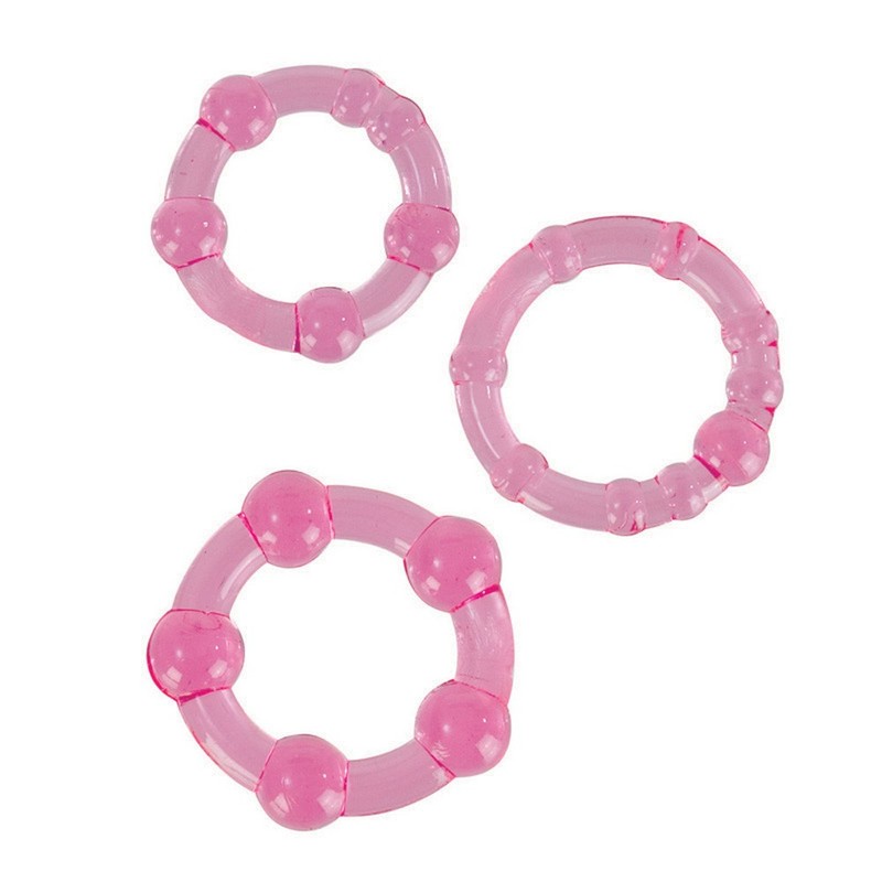 Island Rings – Pink – (PACK OF 2)