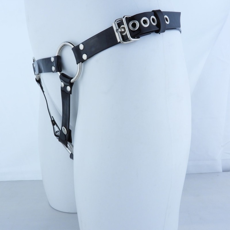 Strap-On Harness Adjustable Belts 3 O-Rings Lesbian Women's Sex Toy for Dildo US gallery