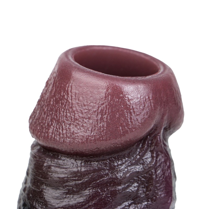 Silicone Realistic Penis Extender Enhancer For Men Cock Girth Enlarger Sheath gallery