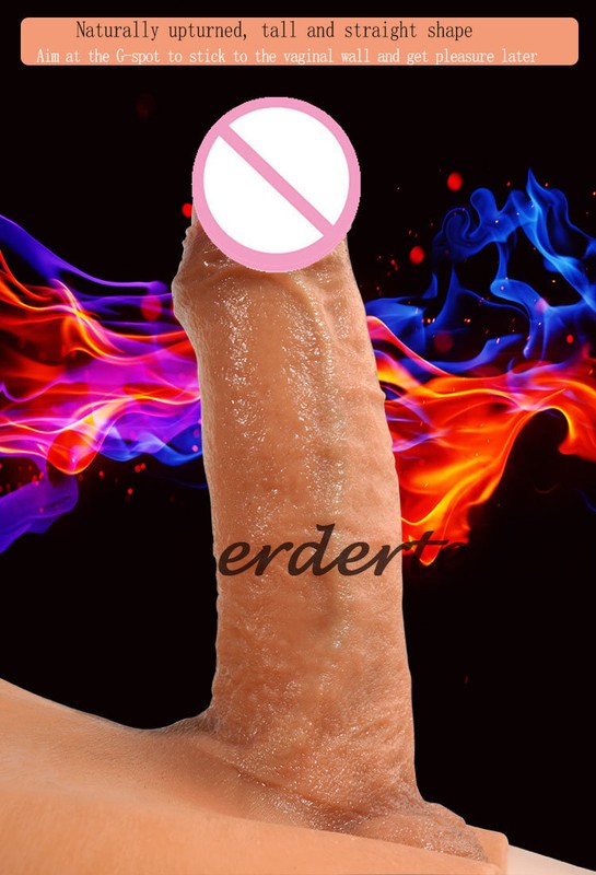 Silicone Solid Penis Dildos Pants Female Masturbation Realistic Penis Sex Toys gallery