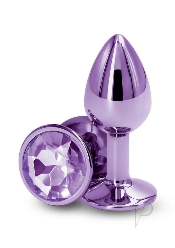 Rear Assets Aluminum Anal Plug - Small - Purple gallery