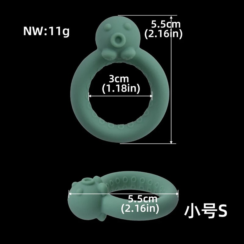 Penis Ring Locking Rings Delay Ejaculation Bondage Lock For Men Adult Sex Toys gallery