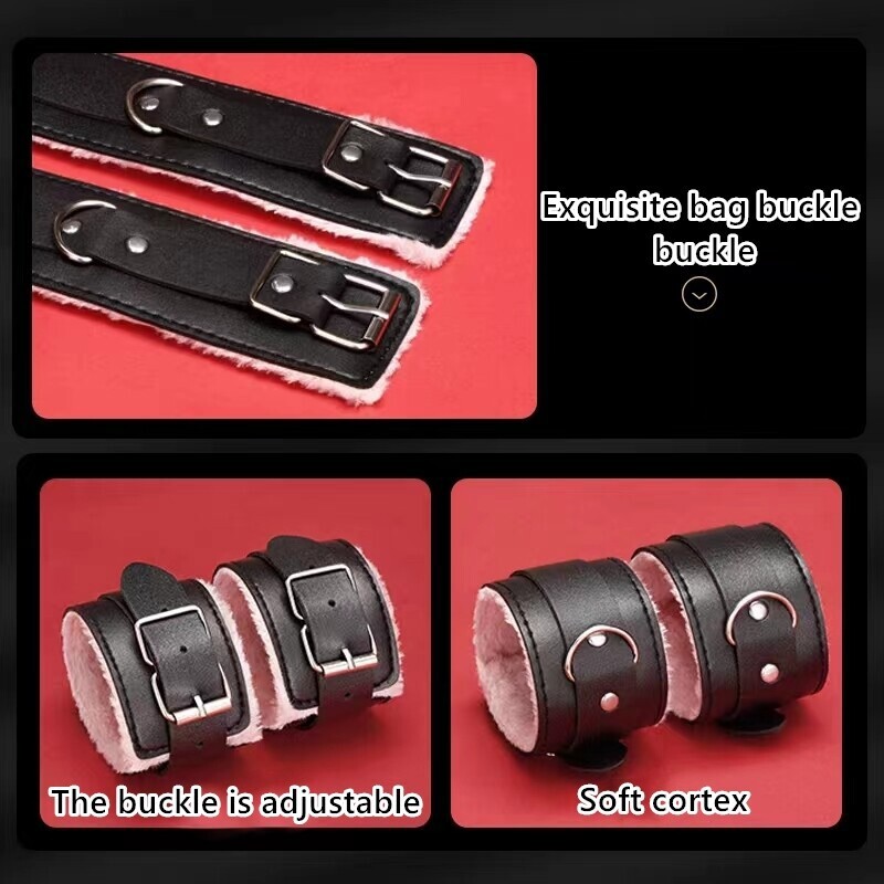 Sex Bondage Restraints BDSM Strap Kit with Sex Toys for Women Men Couple 7/10pcs gallery