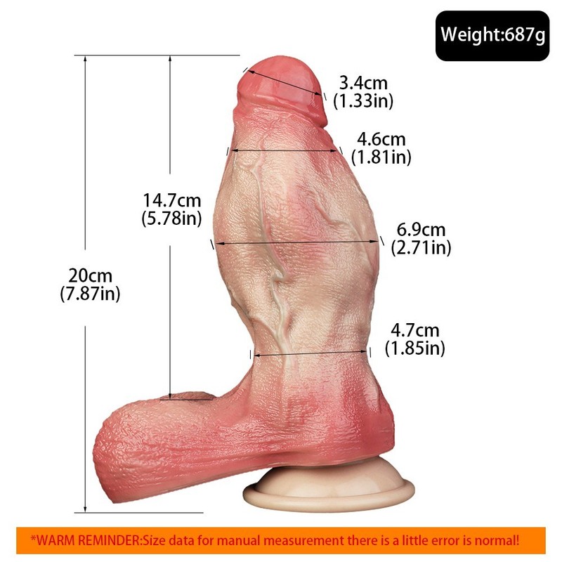 Liquid Silicone Realistic Dildo Skin Feeling Huge Big Penis Suction Thick Dong gallery