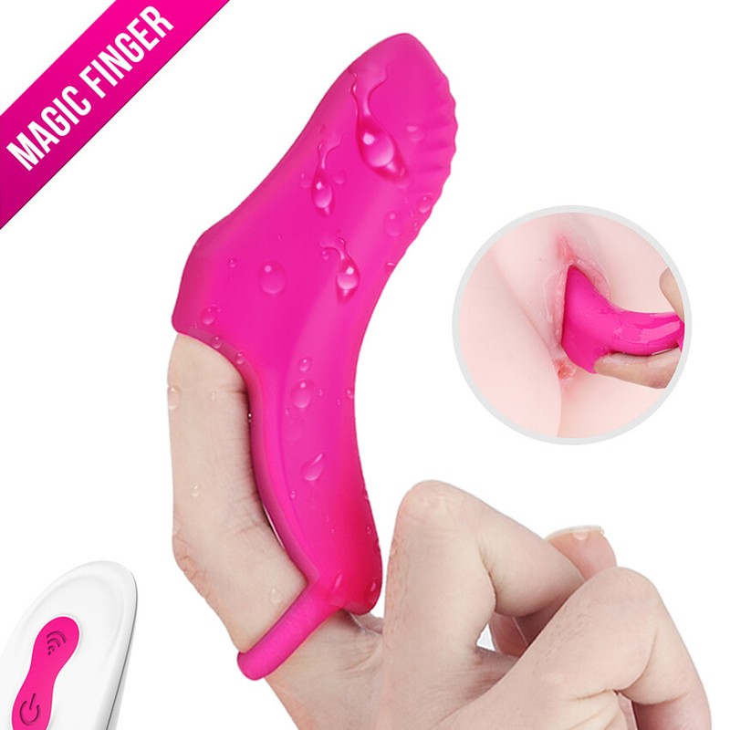 Rechargeable-Sex Toys For Women Finger Vibrator Massager Clit G-spot Stimulator gallery